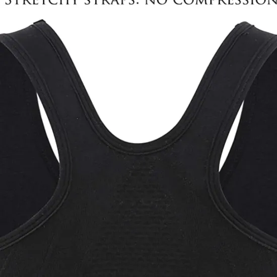 New 3 Pack Women's High Support Sports Bra Running Bra Seamless Zip Front Racerback Bra Top Padded Yoga Fitness Gym Workout Breathable Shockproof Quick Dry Khaki Black White Solid Colored Home Outfits Women Lingerie