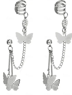 Clearance 1 Pair Drop Earrings Ear Cuff For Women's Party Evening Gift Date Alloy Animal Women Trendy Jewelry