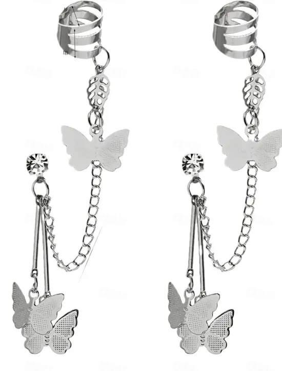 Clearance 1 Pair Drop Earrings Ear Cuff For Women's Party Evening Gift Date Alloy Animal Women Trendy Jewelry