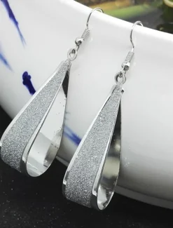 1 Pair Drop Earrings For Women's Party Evening Date Birthday Alloy Fancy Fashion Women Trendy Jewelry