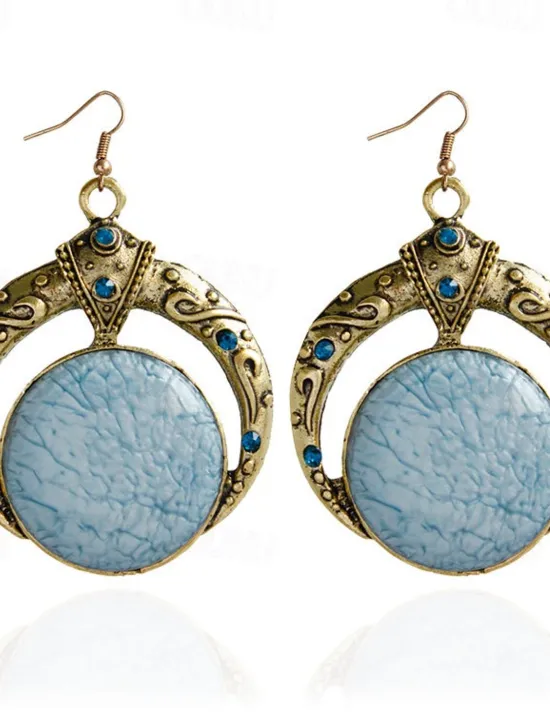 Sale 1 Pair Drop Earrings For Women's Party Evening Gift Date Alloy Vintage Style Fashion Women Trendy Jewelry
