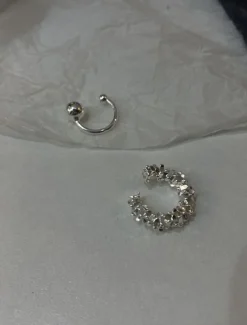Online 1 Pair Ear Cuff For Women's Wedding Gift Date Alloy Fancy Fashion Diamond Women Trendy Jewelry