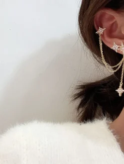 Sale 1 Pair Stud Earrings Drop Earrings For Women's Birthday Party Evening Date Alloy Fancy Fashion Star Women Spring Accessories|Trendy Jewelry