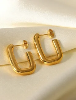 1 Pair Stud Earrings For Women's Party Evening Gift Date Alloy Fashion Women Trendy Jewelry