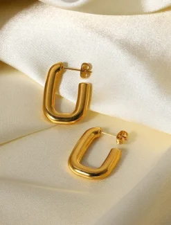 1 Pair Stud Earrings For Women's Party Evening Gift Date Alloy Fashion Women Trendy Jewelry