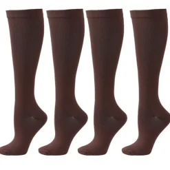 Online 4 Pairs Copper Compression Socks for Women & Men Circulation 15-20 mmHg - Best Support for Nurses, Running Women Socks