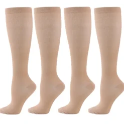 Online 4 Pairs Copper Compression Socks for Women & Men Circulation 15-20 mmHg - Best Support for Nurses, Running Women Socks