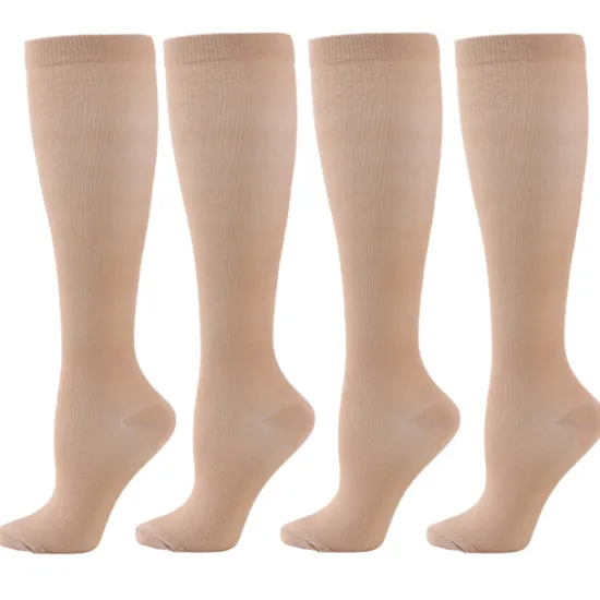 Online 4 Pairs Copper Compression Socks for Women & Men Circulation 15-20 mmHg - Best Support for Nurses, Running Women Socks