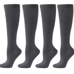 Online 4 Pairs Copper Compression Socks for Women & Men Circulation 15-20 mmHg - Best Support for Nurses, Running Women Socks