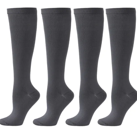 Online 4 Pairs Copper Compression Socks for Women & Men Circulation 15-20 mmHg - Best Support for Nurses, Running Women Socks