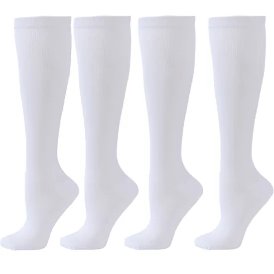 Online 4 Pairs Copper Compression Socks for Women & Men Circulation 15-20 mmHg - Best Support for Nurses, Running Women Socks
