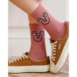 Clearance 10 Pairs Women's Crew Socks Work Daily Holiday Multi Color Cotton Sporty Simple Casual Casual Cute Sports Socks Women Socks