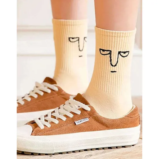 Clearance 10 Pairs Women's Crew Socks Work Daily Holiday Multi Color Cotton Sporty Simple Casual Casual Cute Sports Socks Women Socks