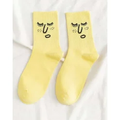 Clearance 10 Pairs Women's Crew Socks Work Daily Holiday Multi Color Cotton Sporty Simple Casual Casual Cute Sports Socks Women Socks