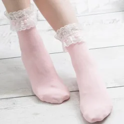 Sale 1 PairWomen's Ankle Socks Low Cut Socks Wedding Party Daily Lace Retro Classic Lolita Vintage Retro Washable Socks Women Socks