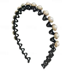 Online 1 Pc Fashion Thin Headbands with Teeth Rhinestone Comb Headband Flower Wave Rhinestone Headbands Hair Clip Plastic Tooth Comb Headbands and Hair Bun Holders Wavy Hairbands Women Accessories