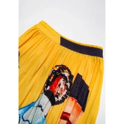 Clearance Artistic Print High Beach Skirt Women Skirts