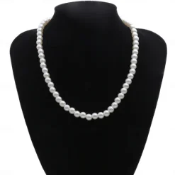 Clearance Beaded Necklace Pearl Necklace For Women's Pearl Party Wedding Casual Pearl Imitation Pearl Women Trendy Jewelry