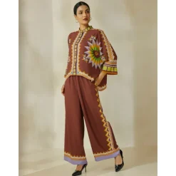 Sale Bohemia Loose Wide Leg Culottes Women Pants