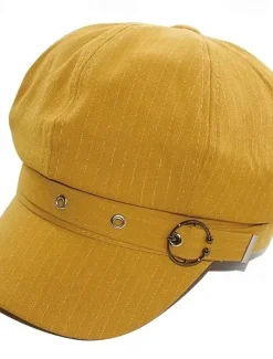 Classic Newsboy Cap Solid Color Elegant Beret Hats Vintage British Style Hat Octagonal Berets For Women Girls Women Hats