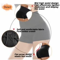 New Corset Women's Control Panties Shapewears Office Running Gym Yoga Black White Khaki Cotton Sport Breathable Seamed Tummy Control Push Up Solid Color All Seasons Home Outfits Women Shapewear