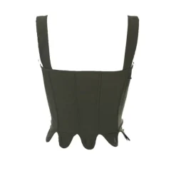 Sale Corset Women's Corset Tops Simple Style Overbust Corset Backless Tummy Control Pure Color Lace Up Prom Party & Evening Club Spring Summer Army Green Khaki Home Outfits Women Shapewear