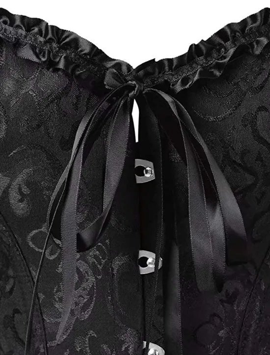 Online Corset Women's Plus Size Corsets Corsets Country Sexy Lady Sweetheart Tummy Control Push Up Jacquard Jacquard Abstract Flower Hook & Eye Lace Up Nylon / Cotton Wedding Special Women Shapewear