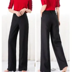 Outlet Cotton Linen Pants Baggy Pants coastal grandma style Baggy Black White Apricot Women Pants