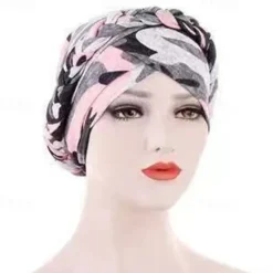 Best Cotton Print Muslim Turban Scarf For Women Islamic Inner Hijab Caps Arab Wrap Head Scarves Femme Musulman Turbante Mujer Women Hats