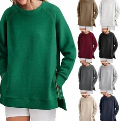 Hot Hoodie Sweatshirt Plain For Women's Adults' Non-Printing Street Casual Daily Women Hoodies & Sweatshirts
