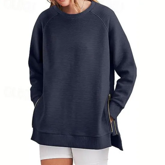 Hot Hoodie Sweatshirt Plain For Women's Adults' Non-Printing Street Casual Daily Women Hoodies & Sweatshirts