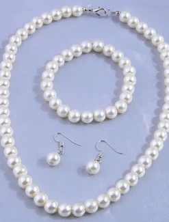 Best Jewelry Set For Women's Wedding Party Evening Resin Plastic Fancy Women Trendy Jewelry