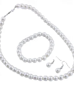 Best Jewelry Set For Women's Wedding Party Evening Resin Plastic Fancy Women Trendy Jewelry