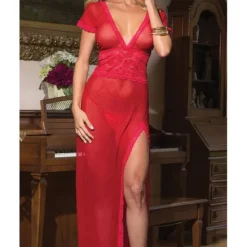 Sale Ladies Sexy Gauze Sexy Ladies Sexy Pajamas Sexy Underwear Long Dress Set Home Outfits Women Lingerie