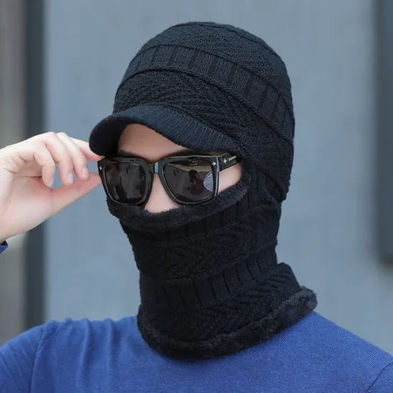 Men's Balaclava Beanie Hat Thermal Warm Windproof Breathable Fleece Hat Winter Snowboard for Skiing Snowboarding Winter Sports Women Hats