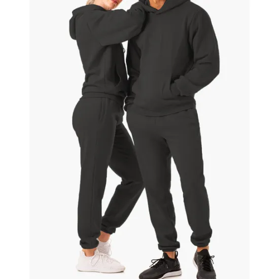 Hot Men's Women's Tracksuit Sweatsuit Casual Fall Long Sleeve Velvet Thermal Warm Soft Fitness Running Jogging Sportswear Activewear Solid Colored Dark Grey Black White Women Two Piece Sets