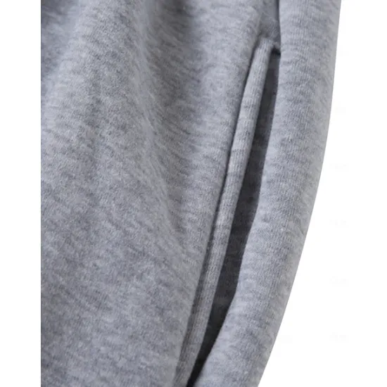 Hot Men's Women's Tracksuit Sweatsuit Casual Fall Long Sleeve Velvet Thermal Warm Soft Fitness Running Jogging Sportswear Activewear Solid Colored Dark Grey Black White Women Two Piece Sets