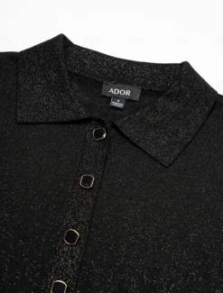 Sale Minimalist Wool Blend Polo Knitwear Women Pullovers & Tops