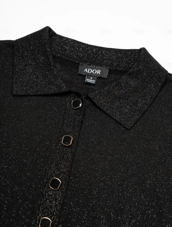 Sale Minimalist Wool Blend Polo Knitwear Women Pullovers & Tops
