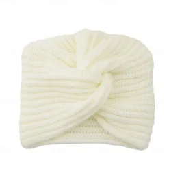 Sale Muslim Inner Hijab Caps Bohemia Turban Cross Wrap Head Indian Hat Knitting Hijab Bonnet Turbante Cap for Women Wear Women Hats