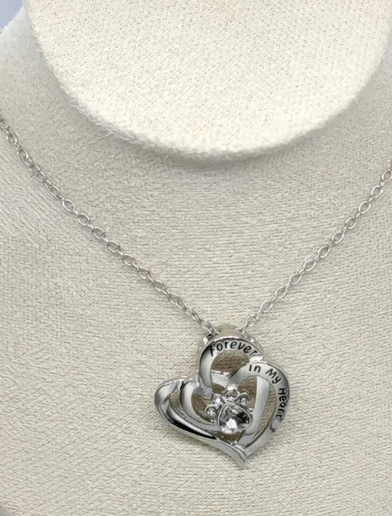 New Necklace Chrome Women's Fashion Cute Classic Heart Lovely Heart Shape Necklace For Daily Valentine's Day Women Spring Accessories