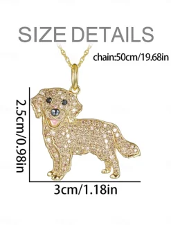 Hot Necklace Chrome Women's Fashion Cute Classic Animal Lovely Geometric Necklace For Daily Women Trendy Jewelry