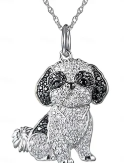Outlet Necklace Chrome Women's Fashion Cute Classic Animal Lovely Geometric Necklace For Daily Women Trendy Jewelry