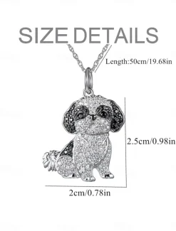 Outlet Necklace Chrome Women's Fashion Cute Classic Animal Lovely Geometric Necklace For Daily Women Trendy Jewelry