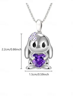 Sale Necklace Chrome Women's Fashion Cute Classic Animal Lovely Geometric Necklace For Daily Valentine's Day Women Spring Accessories