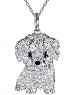 Best Necklace Chrome Women's Fashion Cute Classic Animal Lovely Geometric Necklace For Daily Women Spring Accessories