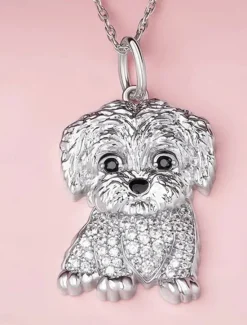 Best Necklace Chrome Women's Fashion Cute Classic Animal Lovely Geometric Necklace For Daily Women Spring Accessories