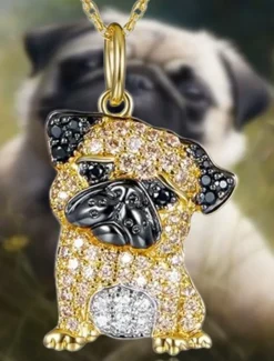 Discount Necklace Chrome Women's Fashion Cute Classic Animal Lovely Geometric Necklace For Daily Women Trendy Jewelry|Spring Accessories