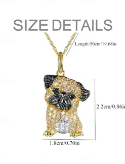 Discount Necklace Chrome Women's Fashion Cute Classic Animal Lovely Geometric Necklace For Daily Women Trendy Jewelry|Spring Accessories