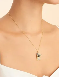 Discount Necklace Chrome Women's Fashion Cute Classic Animal Lovely Geometric Necklace For Daily Women Trendy Jewelry|Spring Accessories